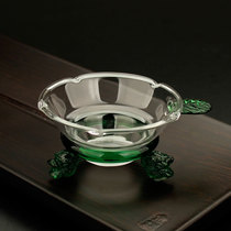 Heat-resistant glass leaky cup tea cup cup filter tea pipe filter mechanical kung fu tea ceramic tea ceramic accessories