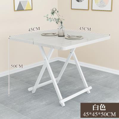 Square table dining table waterproof bedroom stall childrens writing table small Table 2 small square table 4 people Night Market Table and Chair contraction