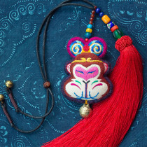 (Great Sage)Original hand embroidery car hanging bag hanging car pendant Interior Sun Wukong Zodiac literary and artistic Wukong biography