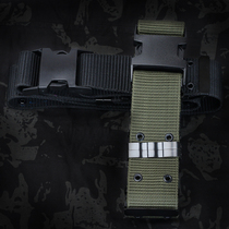 Outdoor camouflage training uniform outer belt tactical tooling woven armed belt American S belt security wide belt