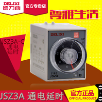  Delixi time relay JSZ3A-C Power-on delay 5S 50S 5M 30M ST3PAC220V