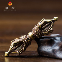 Five shares King Kong pestle Tibetan Buddhist supplies Mikey for furniture with Nepalese handmade pure bronze gold diamond peg