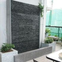 Indoor water curtain wall Water feature wall wall running water landscape wall Natural stone water feature wall Cultural stone water curtain wall