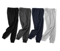 Pure ピ ュ ア casual pants male motion simple wild cotton pants-music of the tide in spring and summer loose shu jiao ku jogger pants