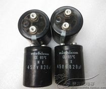 Imported original Japanese nichicon Nikon 450V820UF bolt type large capacitor quality assurance