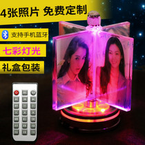 Creative romantic lover gift to give girlfriend wife custom photo Music Box Music Box Music Box birthday gift girl