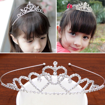Childrens Princess headdress hair hoop rhinestone Lady cute Crown super cute sweet princess style crystal child