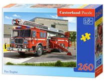 Castorland Polish imported Children puzzle 260 pieces fire truck 27040