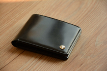 Japanese New Jubilee Black Cordoba Male Hipper Wallet manually made goros short wear cloth