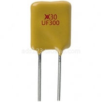 Straight insertion self-restoring fuse RUEF300 X30UF300 30V 3A 3000MA PPTC straight feet