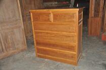 Myanmar teak chest of drawers