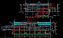 A residential leisure club Construction cad drawing building dwg drawing
