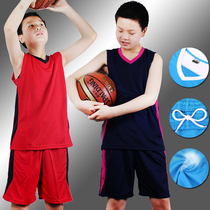New childrens basketball clothes suit men and women basketball clothes secondary school students basketball team uniforms for summer training sportswear