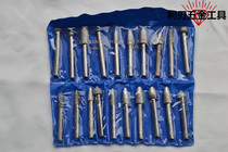 Set of diamond grinding head set Emery grinding needle stone tablet carving jade peeling grinding handle 6mm