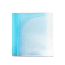A4PP double slip pocket folder transparent file sleeve cover clip Color Folder 10 packs