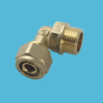 GA solar gas fittings elbow aluminum-plastic pipe joint bends through 4 points and four points outer wire aluminum-plastic pipe 1620 mm