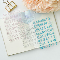 Judy hand-paved scrapbook diy letter decoration BLING diamond sticker letter three options