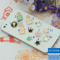 DIY jewelry accessories KC gold drop oil alloy small pendant Bracelet pendant Color small crown five-pointed star pendant