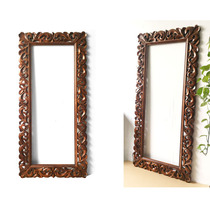 Special spot Thai classical carved dressing mirror frame Southeast Asia new Chinese style classical decoration Home decoration European style