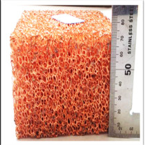 Copper foam heat dissipation foam material foam copper Kunshan foam copper factory super thick porous foam 25 thick