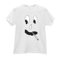 (NIANS) exclusive small smoke fan short sleeve couple cotton T-shirt