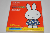 Morning light FGM90058 Miffi silk sliding oil painting stick 24 color Childrens painted stick crayons