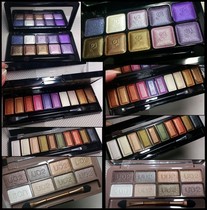 Purple beautiful 10 color eye shadow 20 color high light eye shadow 8 color diamond high light eye shadow metal color eye shadow
