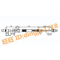 Japan YOKOGAWA YOKOGAWA 90030B Surface Temperature Probe K-Type Temperature Sensor