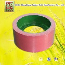 4 inch high wear-resistant Shu rubber roller 100 type hulling rubber roller Rice Mill rubber roller fourth generation hulling rubber roller