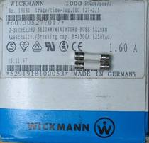 T1 6A250v new old inventory Germany WICKMANN 5*20mm ceramic shell delay fuse