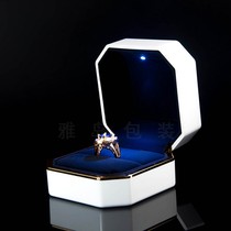 High-grade led luminous proposal diamond ring wedding ring packing box