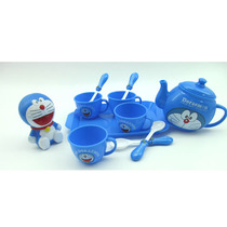 Doraemon simulation tea set childrens house simulation kitchen dining toy tea set role play
