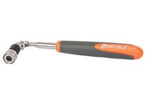 Stainless steel telescopic antenna for imported stainless steel with lamp magnetic telescopic pick-up S117018 steel shield tool