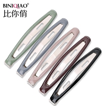 2021 fashion sweet edge clip candy color hairclip Korean hair jewelry banghai clip bbclip base base headwear