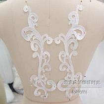 White water soluble lace to flowers handmade diy material bridal bridal dresses accessories decorations lace accessories