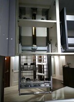 Panasonic lifting pull basket Seasoning Rack Drop Basket Lift Pull Basket Hanger Cabinet Back Pumping Light Pull Basket (spot)