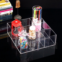 Jewelry box creative fashion storage box 9 Palace grid transparent crystal acrylic cosmetic box jewelry box glove box