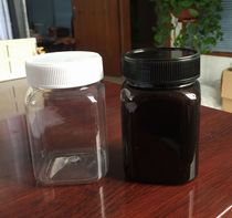 500g square transparent brown honey bottle plastic bottle New Zealand Convita (FD085 ordinary cover)