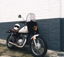 Prince Motorcycle Front Windshield GZ150-A Modified Windshield Silver Steel Front Windshield