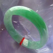 Myanmar natural old pit A goods Jade Sun Green Imperial Concubine bracelet semi green spicy new goods with certificate KK060
