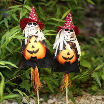 Meisho Halloween decorations Skeleton Pumpkin Scarecrow Bar KTV Haunted House Easter Decoration Props