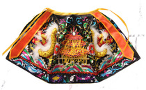 Religion Taoist dragon embroidered with convex embroidered floating dragon blouses God Wang Lord Guan Gongkangshen The clothed and clothed in the gown