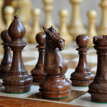  Imported Staunton chess large wooden chess pieces sandalwood boxwood home decoration gift collection