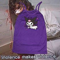 funckfasss week6 homemade evil kuromi summer cool vest sling