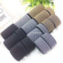 High density woven gold and silver silk flat wide elastic band Gold Silver rubber band decorative diy elastic band