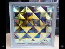 Glass Brick Partition Xuanguan Crystal Brick Effect Fruit Picture Light Transmission is large and large from excellent