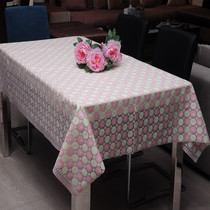 All lace waterproof and oil-proof leave-in coffee table cloth Dining table cloth European pastoral plastic PVC imported tablecloth tablecloth