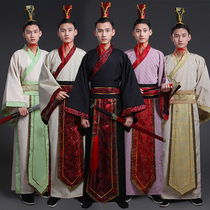 Graduating class costume Ancient costume Mens scholar knight Hanfu studio photo hero costume Martial arts film and television performance talent