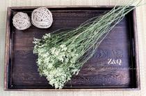  Real flower Natural dried flower bouquet Living room vase Home decoration flower Crystal grass dried flower bouquet Shooting props grass