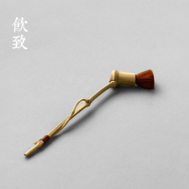 Drinking pot pen tea pen pot brush does not lose hair brush bamboo tea brush tea tray sweeping water brush kung fu tea set tea ceremony accessories
